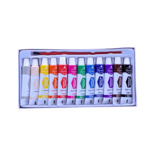 Keep Smiling Acrylic Paint Set (12 Colors, 12ml Tubes) 7112-A
