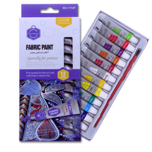 Keep Smiling Fabric Paint set ( 12-color, 12ml Tube ) 7112-F