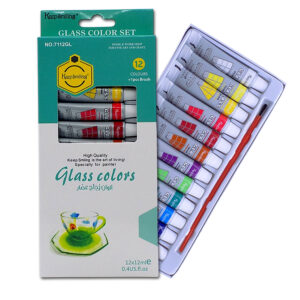 Keep Smiling Glass Color set ( 12-colors, 12ml Tubes ) 7112-GL