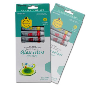Keep Smiling Glass Color set ( 12-colors, 12ml Tubes ) 7112-GL